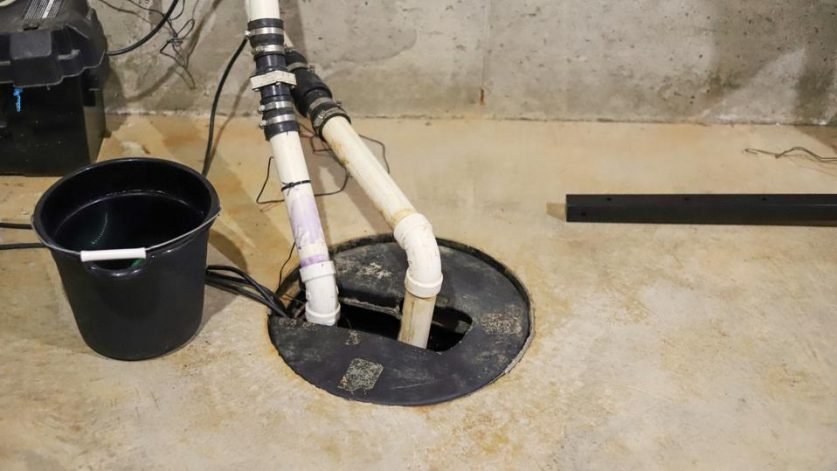 sump pump basin